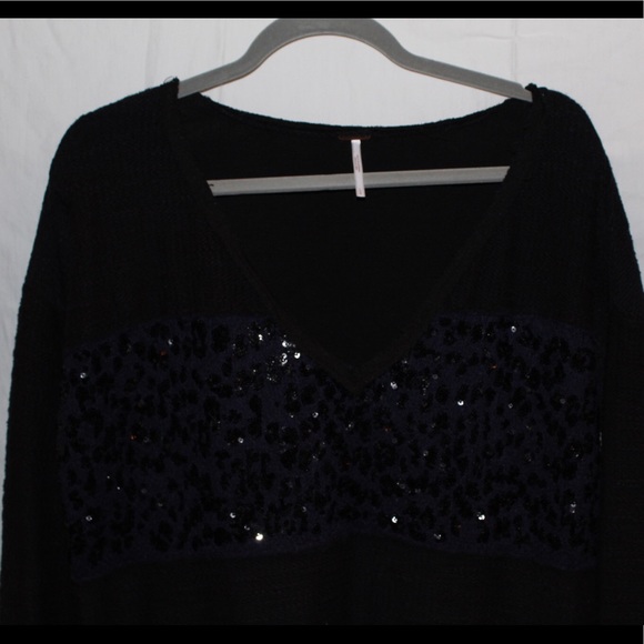 Black and Navy Free People Dress - Picture 2 of 5